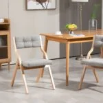 Klappstühle Set mit Polster – Gepolstert & Holz – Bild 11