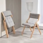 Klappstühle Set mit Polster – Gepolstert & Holz – Bild 3