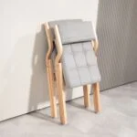 Klappstühle Set mit Polster – Gepolstert & Holz – Bild 14