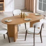 ELVA Esstisch 180ø – Ovaler Holztisch – Bild 12