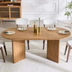 ELVA Esstisch 180ø – Ovaler Holztisch – Bild 2