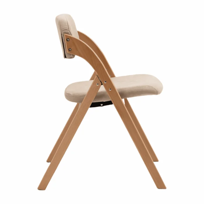 Klappstühle Set mit Polster  – Buchenholz – Bild 6