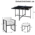 LIVI Outdoor Dining Set Maßgrafik