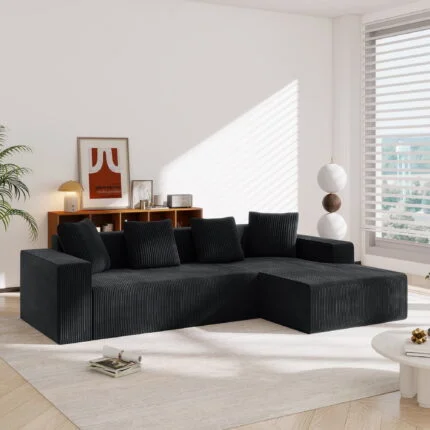 LIVI Cloud Sofa Schwarz