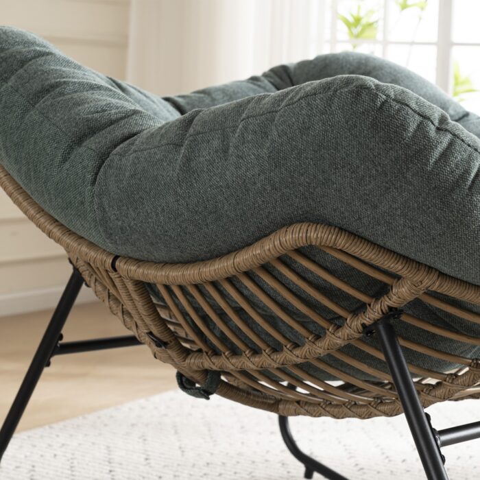 LUNA SCHAUKELSESSEL | CHENILLE + METALLGESTELL – Bild 6