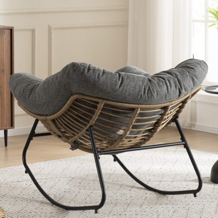 LUNA SCHAUKELSESSEL | CHENILLE + METALLGESTELL – Bild 11