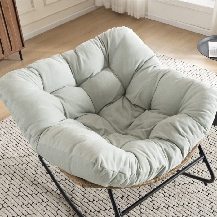 LUNA SCHAUKELSESSEL | CHENILLE + METALLGESTELL – Bild 3