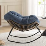 LUNA SCHAUKELSESSEL | CHENILLE + METALLGESTELL – Bild 5