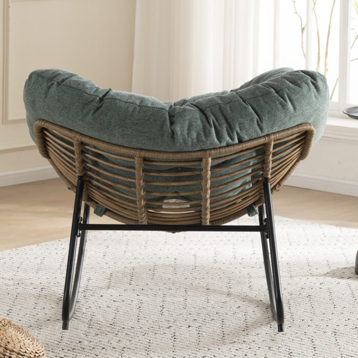 LUNA SCHAUKELSESSEL | CHENILLE + METALLGESTELL – Bild 7