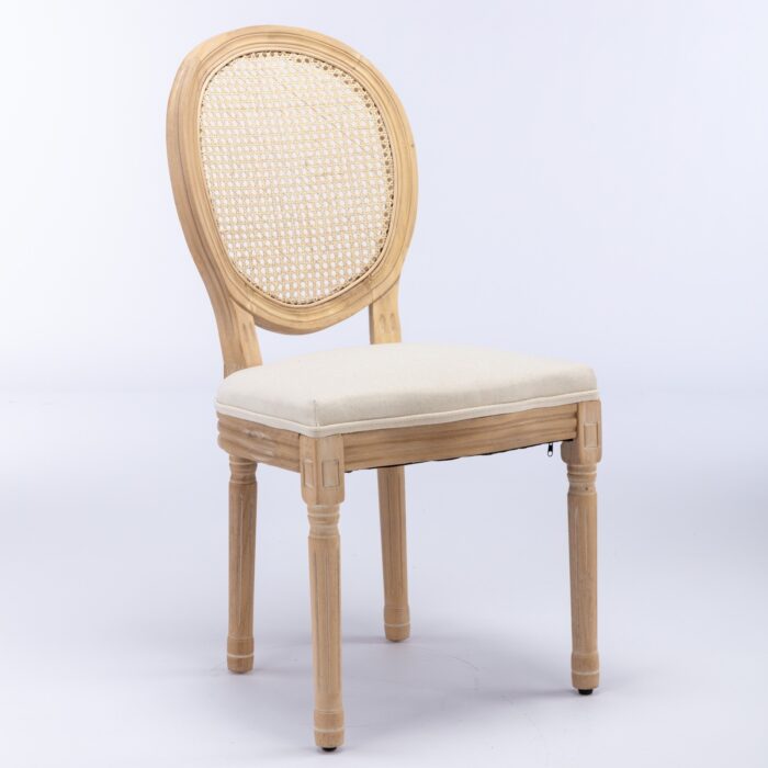 MIRA ESSZIMMERSTUHL | RATTAN FABRIC + WEICHE POLSTERUNG – Bild 8