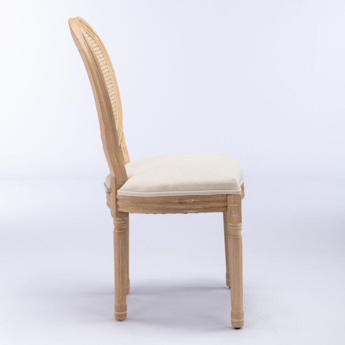 MIRA ESSZIMMERSTUHL | RATTAN FABRIC + WEICHE POLSTERUNG – Bild 11