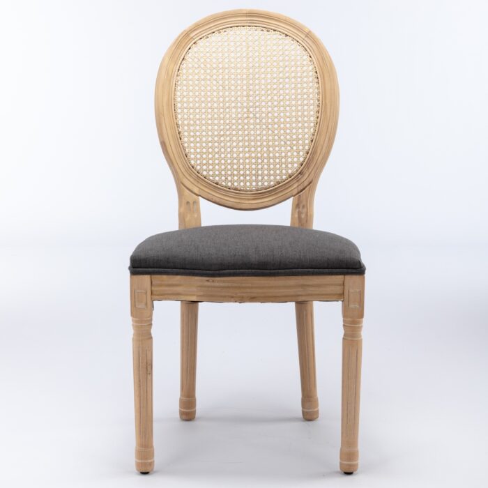 MIRA ESSZIMMERSTUHL | RATTAN FABRIC + WEICHE POLSTERUNG – Bild 12