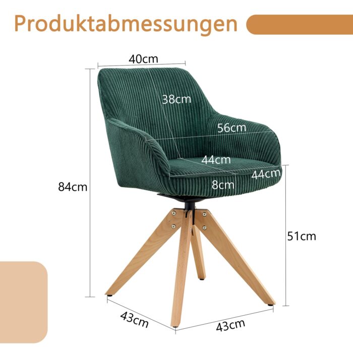 NOVA STUHL | HOLZ + WEICHE POLSTERUNG – Bild 5