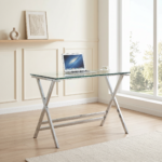 Schreibtisch NORA | Glas + robuste Tischplatte – Bild 2