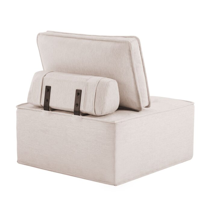 MODULA LOUNGESESSEL | LEINENSTOFF + SPERRHOLZ – Bild 7