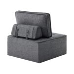 MODULA LOUNGESESSEL | LEINENSTOFF + SPERRHOLZ – Bild 4