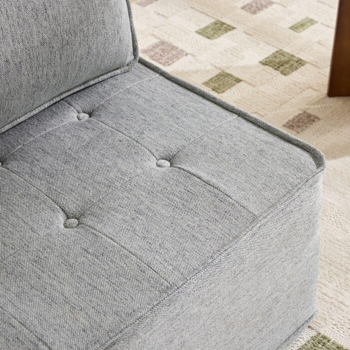 MODULA LOUNGESESSEL | LEINENSTOFF + SPERRHOLZ – Bild 10