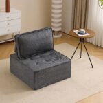 MODULA LOUNGESESSEL | LEINENSTOFF + SPERRHOLZ – Bild 2