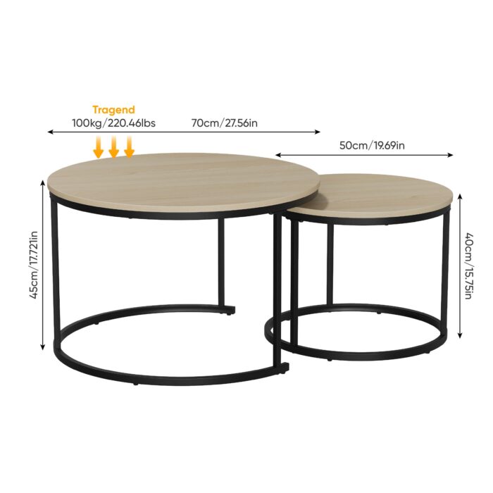 MILA COUCHTISCH | METALL + METALLGESTELL – Bild 9