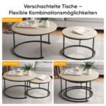 MILA COUCHTISCH | METALL + METALLGESTELL – Bild 12
