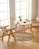 Esszimmerstühle SW020 (2er Set), Eiche-Natur