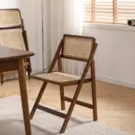 Klappstuhl TB002 | Eichenholzrahmen & Wiener Geflecht – Bild 5
