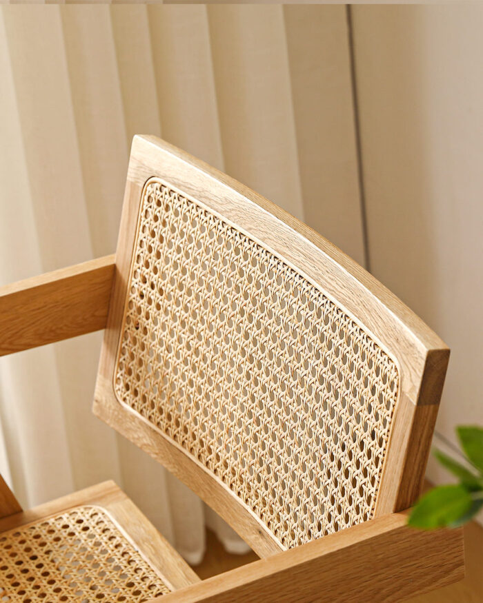 Esszimmerstühle SW020 (2er Set), Eiche-Natur – Bild 4