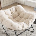LUNA SCHAUKELSESSEL | CHENILLE + METALLGESTELL