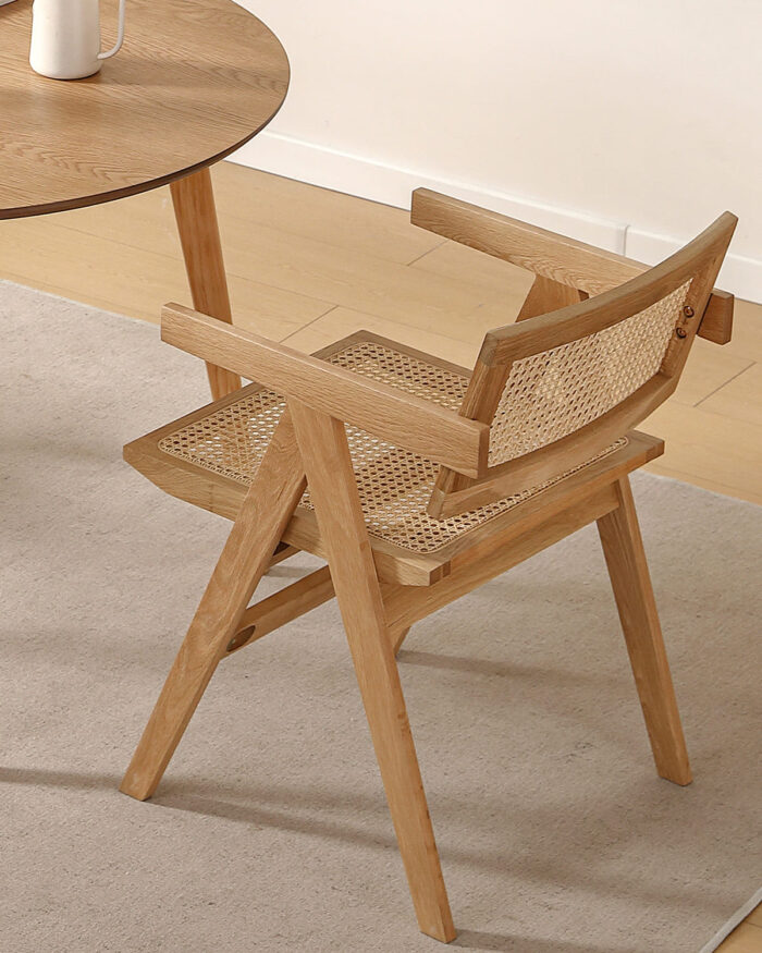 Esszimmerstühle SW020 (2er Set), Eiche-Natur – Bild 8