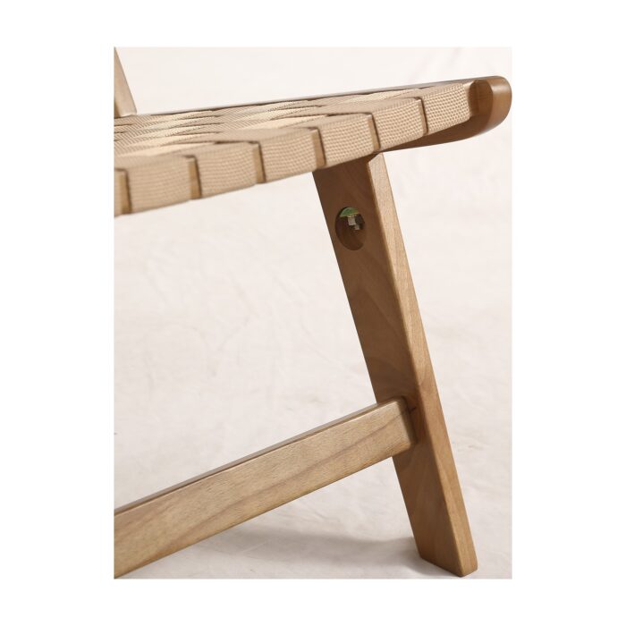 Loungesessel ZSH009 / ZSH010 – Buchenholz & Gurtgeflecht – Bild 9