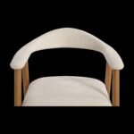 Armlehnstuhl SW035 / SW036 – Eichenholz & Polster – Bild 9