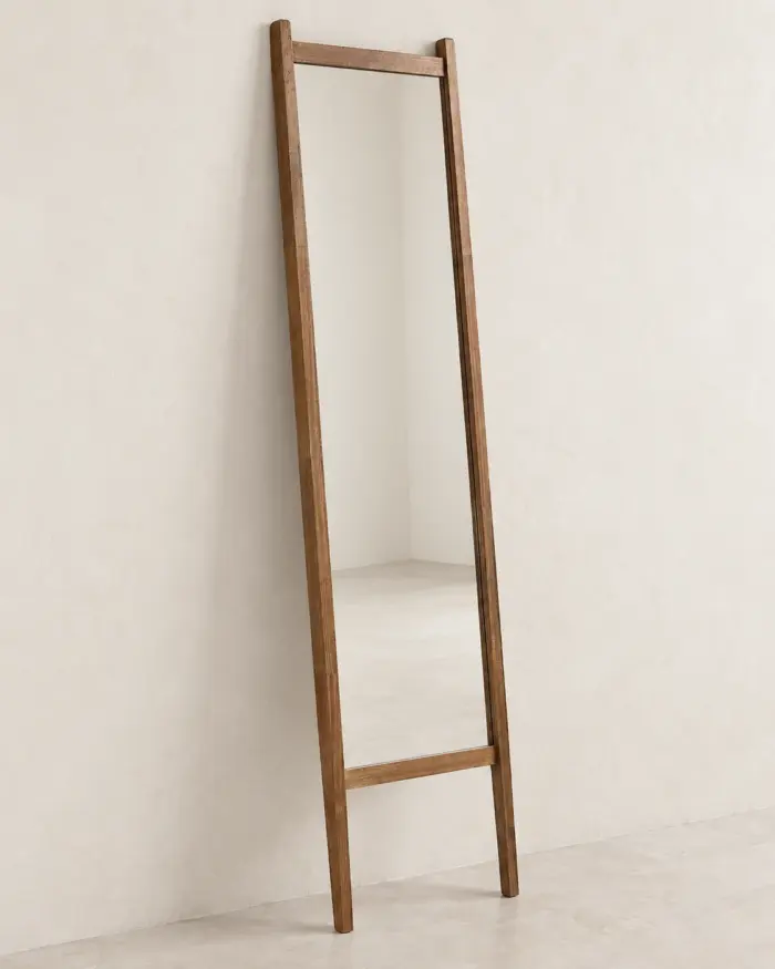 Ganzkörperspiegel / Standspiegel aus Akazienholz, 175 cm – SW050 – Bild 3